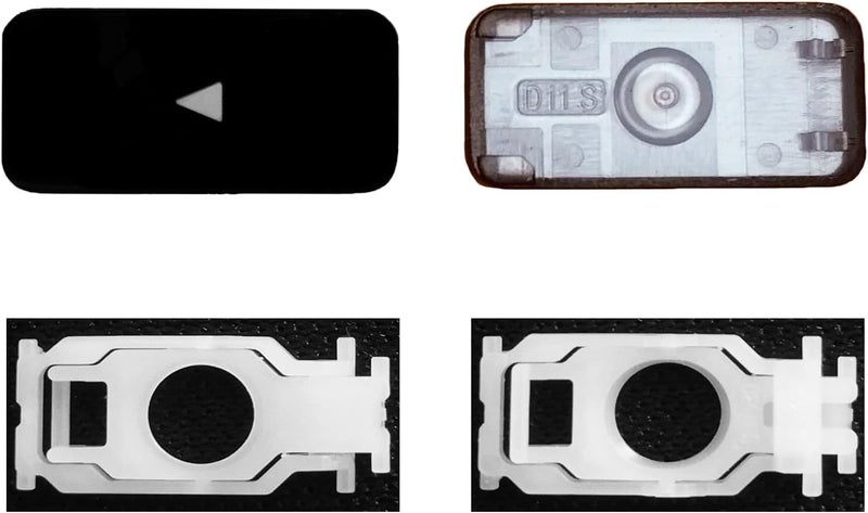 GRMTRV Replacement Individual Key Cap Hinge for MacBook Air 13'' 15'' M3 M4 A3113 A3114 A3240 A3241, 14'' 16'' Pro/Max M4 A3185 A3186 A3401 A3112 A3403 2024-2025 (Left Arrow Key) - Image 1